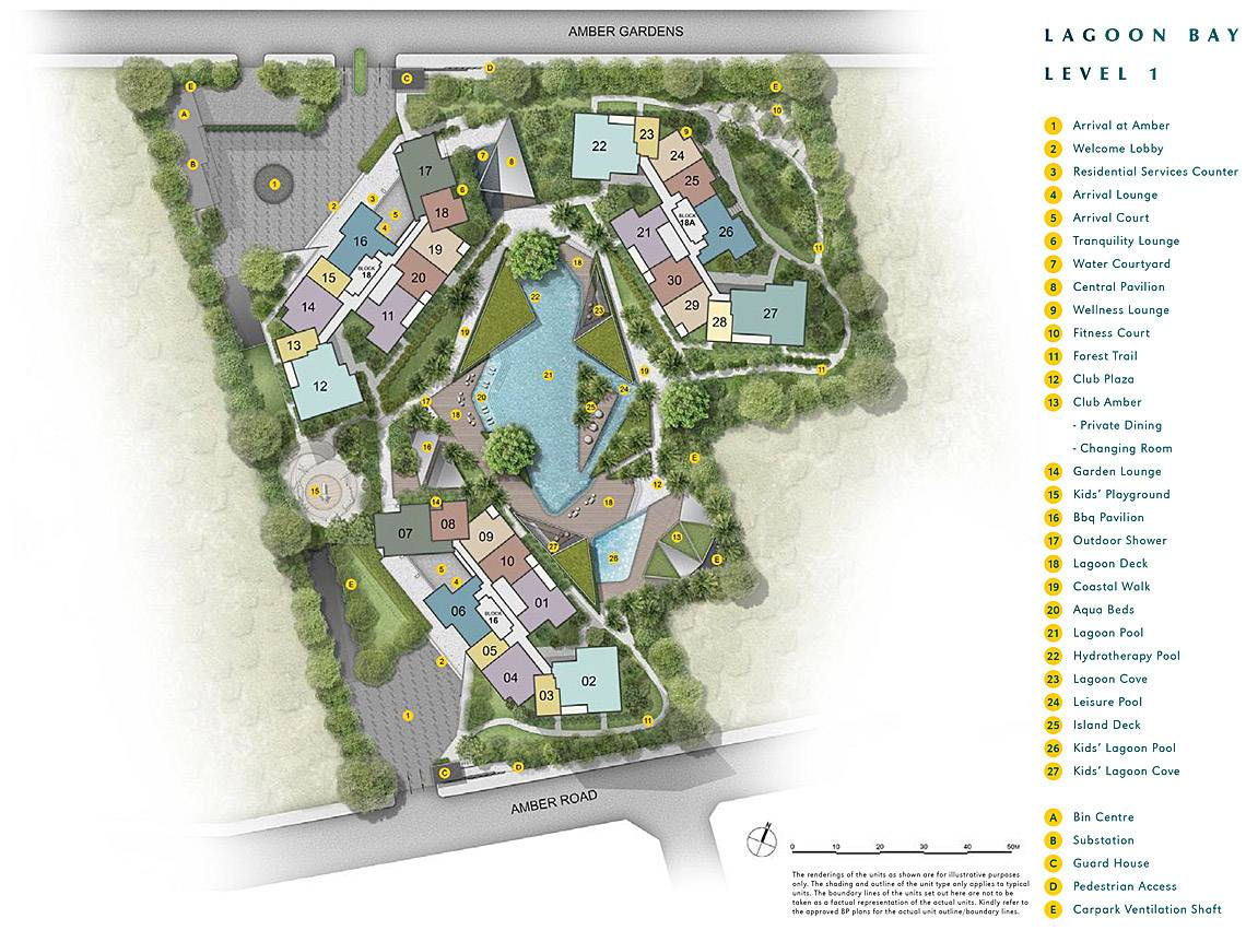 Amber Park siteplan