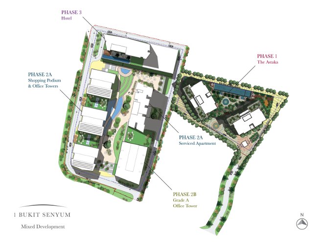 The Astaka Site plan