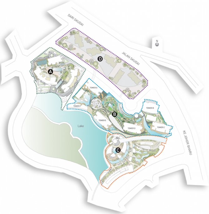 Bora Residences site plan