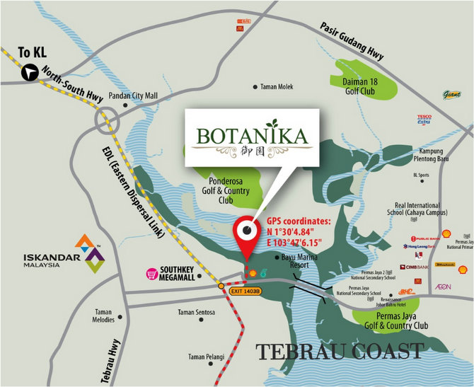botanika location map
