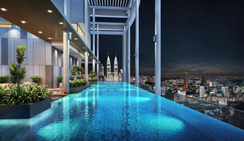 The Luxe kl infinity pool