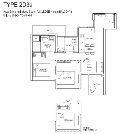 2 bedroom deluxe 2D3a