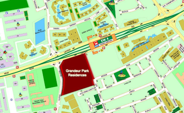 Grandeur Park Residences location map
