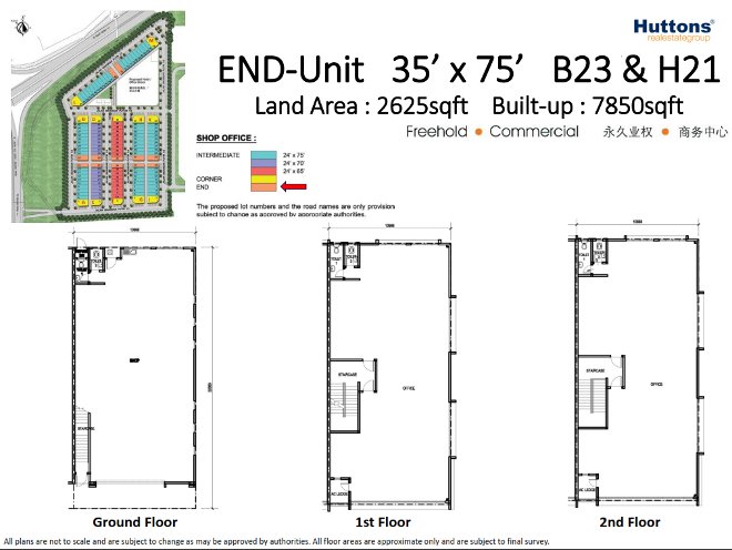 end unit B23 and H21