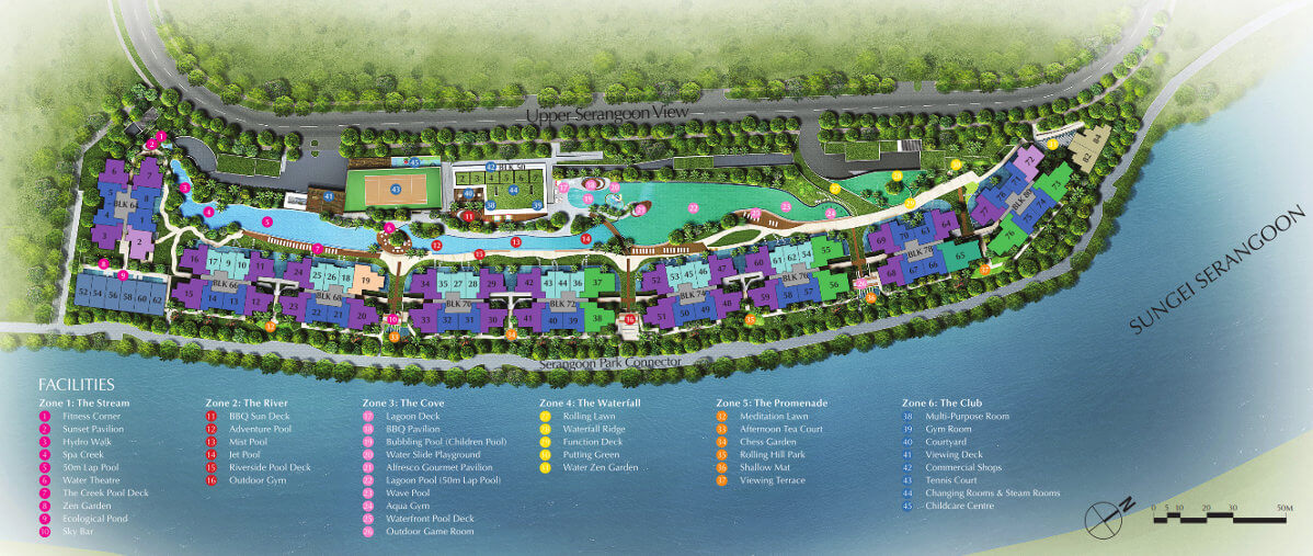 Kingsford Waterbay facilities siteplan