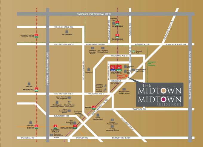 midtown location map