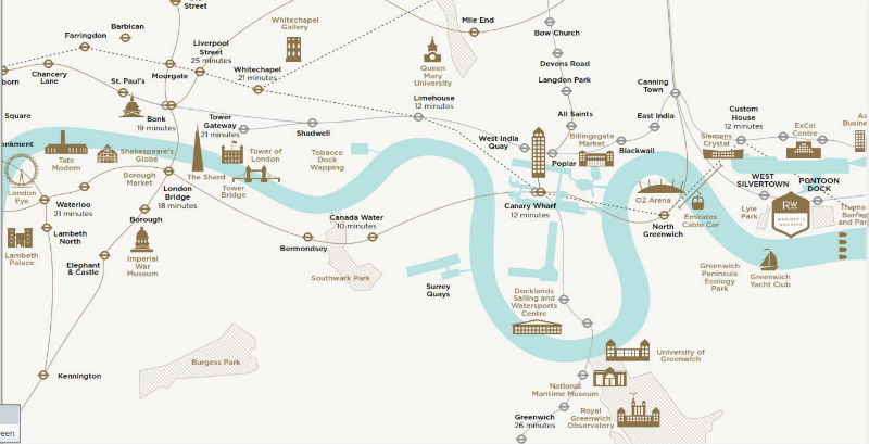 royal wharf location map