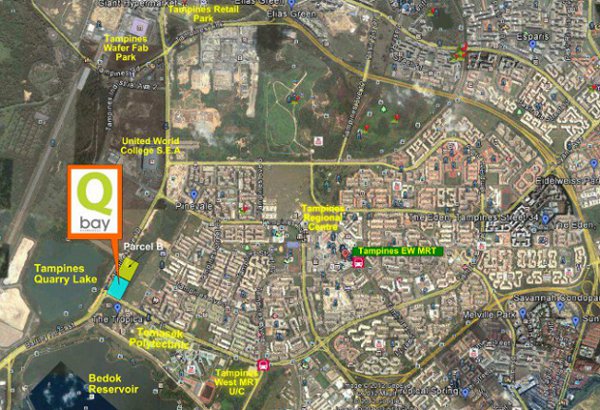 Qbay Tampines location map