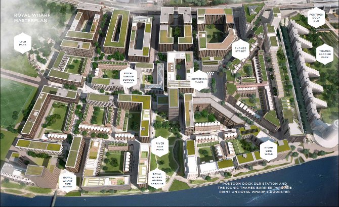 royal wharf london site plan