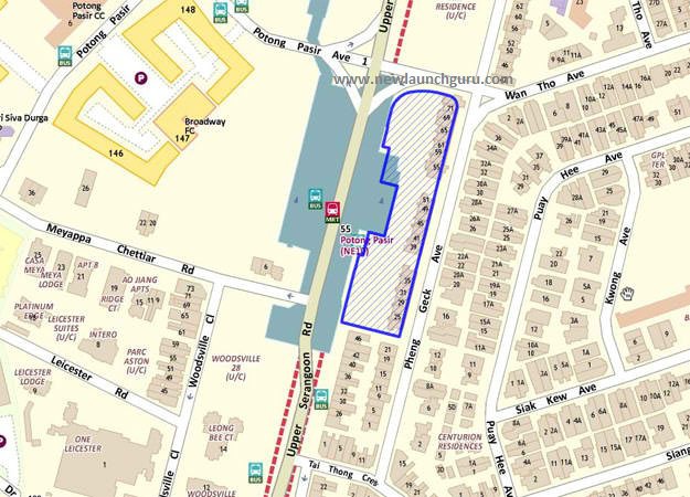 Sennett Residence location map