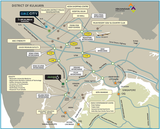 sme city location map