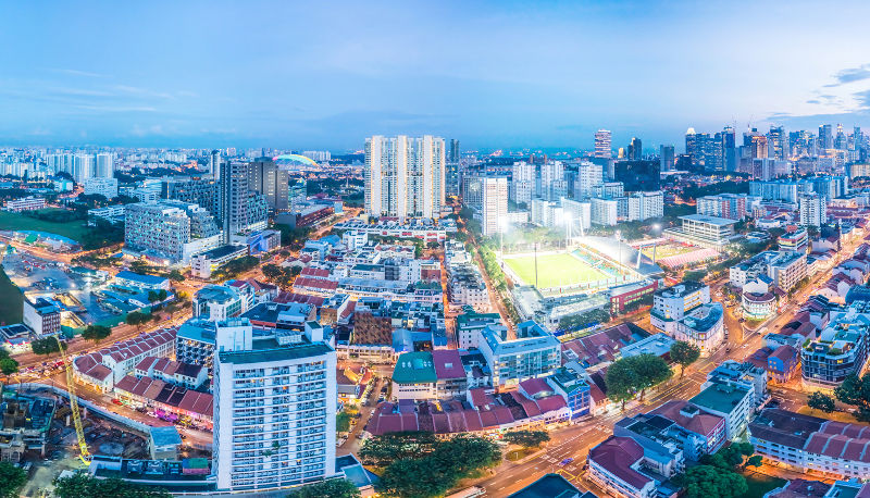 city skyline view