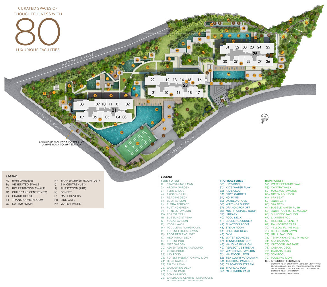 Stirling Residences siteplan