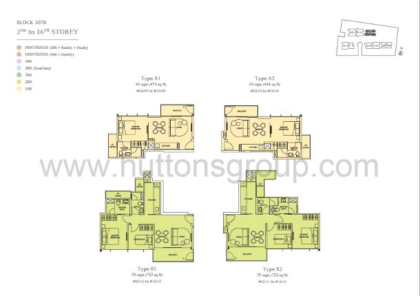 The Tembusu Floor plan