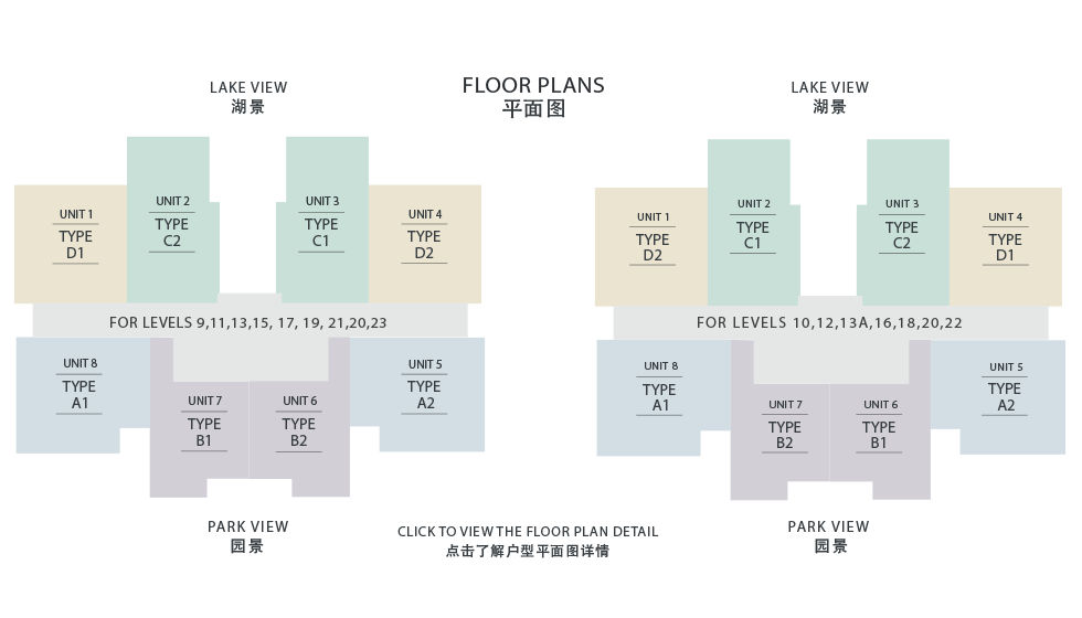 Viridea Signature SOHO floorplate plan 