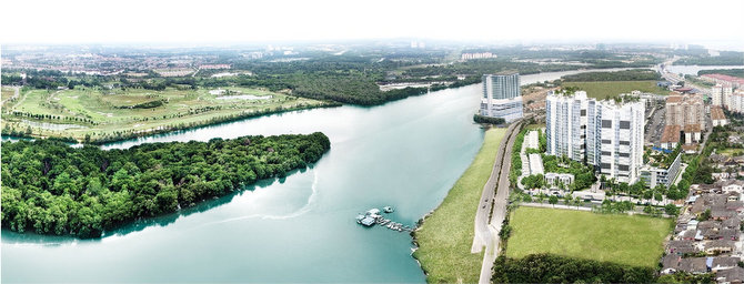 Botanika aerial view