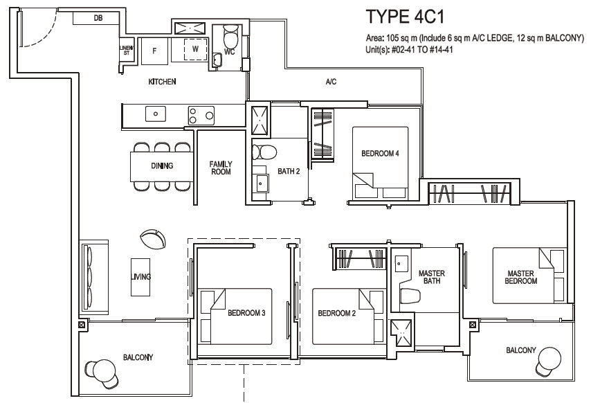 4 bedroom compact