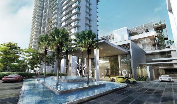 iskandar residences medini grand entrance