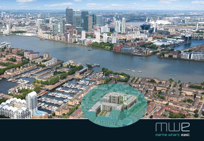 Aerial View of Canary Wharf