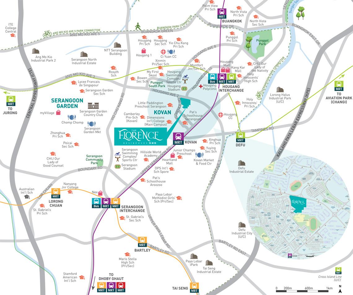 The Florence Residences location and amenities