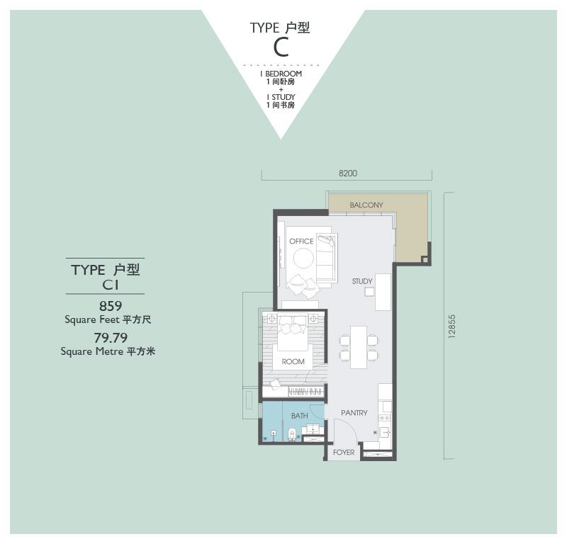 c1 floorplan